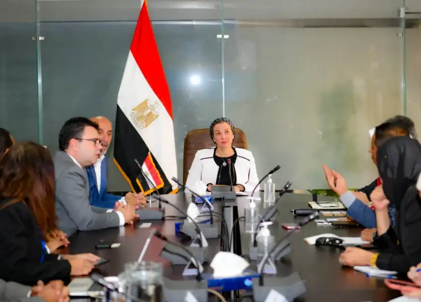 البيئة تبحث آخر التطورات التنفيذية لمشروع إعادة تدوير العبوات الكرتونية لصناعة الورق والكرتون