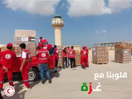 الصليب الأحمر الدولي: الهلال الأحمر المصري يبذل جهودا جبارة لإيصال المساعدات إلى غزة