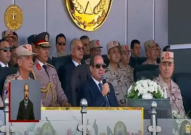الرئيس السيسي: نصر أكتوبر كان عبورا من حالة يأس إلى أمل