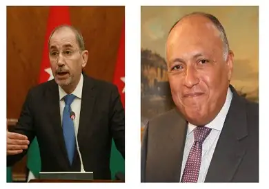 وزير الخارجية ونظيره الأردني يبحثان هاتفيا جهود وقف الحرب على غزة
