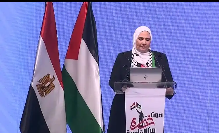 نيفين القباج: مصر قدمت أكثر من 9 ملايين طن مساعدات إلى أهالي غزة