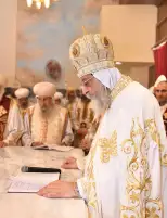 البابا تواضروس يفتتح كنيسة القديس يوحنا المعمدان في الخَيَّالَة