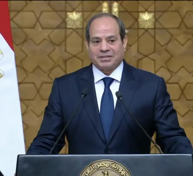 الرئيس السيسي: يجب إتاحة مناطق آمنة في شمال ووسط قطاع غزة