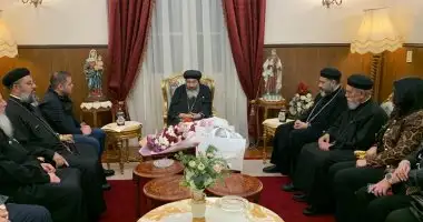 مطران بورسعيد لشباب التحالف الوطني: نصلي من أجل مصر والرئيس السيسي