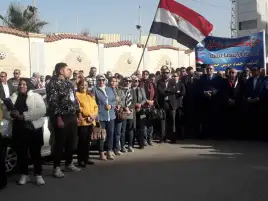 مسيرة حاشدة بالإسماعيلية مع بدء التصويت في اليوم الأخير للانتخابات الرئاسية