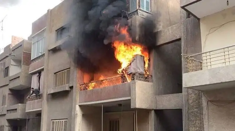 السيطرة على حريق شقة سكنية في منطقة الهرم