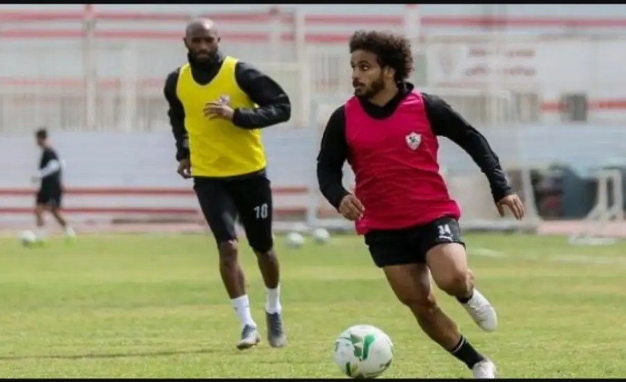 معتمد جمال يشرف على تطبيق بعض الخطط الفنية في مران الزمالك