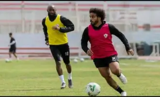 معتمد جمال يشرف على تطبيق بعض الخطط الفنية في مران الزمالك