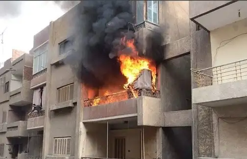 السيطرة على حريق شقة ومنزل بالجيزة