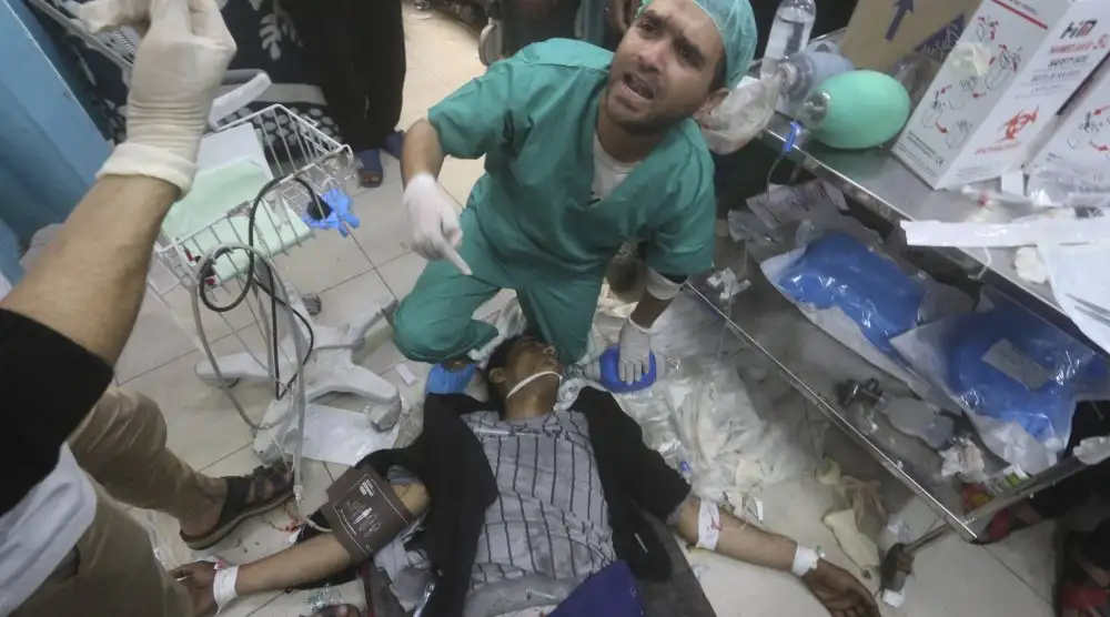 صحة غزة: شهيد وإصابات بإطلاق نار إسرائيلي على مجمع طبي غرب خان يونس