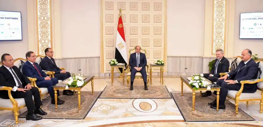 السيسي يثني على نشاط شركة بريتيش بيتروليوم فى مصر ومشروعاتها الاستكشافية في قطاعي الغاز والبترول