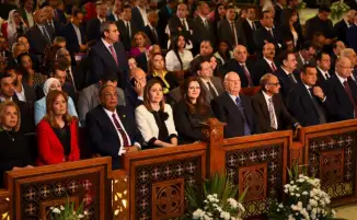 برئاسة البابا تواضروس الثاني.. وزيرة الهجرة تشارك في قداس عيد القيامة المجيد بالكاتدرائية المرقسية