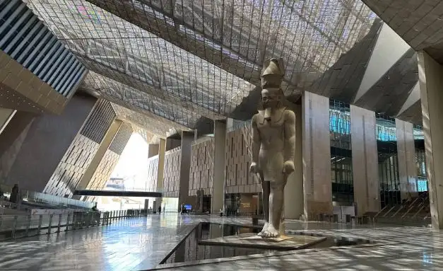 الحكومة: وضع اللمسات الأخيرة لأعمال تطوير المتحف المصري الكبير.. ولم نحدد موعد الافتتاح