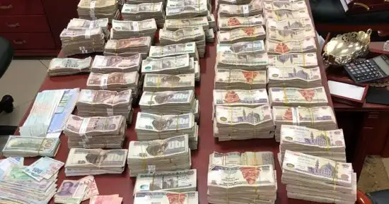 ضبط شخص حاول غسل 60 مليون جنيه حصيلة تجارة مخدرات