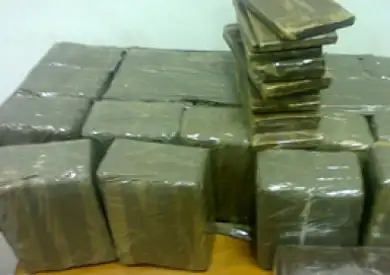 ضبط 1010 طربة حشيش و35 كيلو هروين بالبحيرة