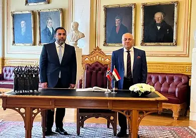 رئيس البرلمان النرويجي يعرب عن تقديره لجهود مصر لوقف الحرب في غزة وثبات موقفها