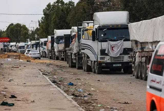الأردن يسير 70 شاحنة مساعدات جديدة إلى شمال غزة
