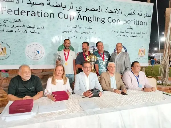 نادي اليوناني البحري بالإسكندرية يستضيف منافسات بطولة الجمهورية لرياضة  صيد الأسماك