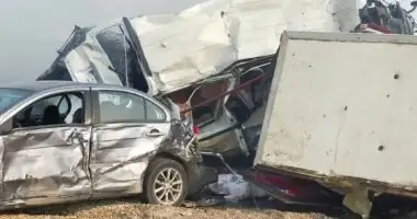 إصابة 4 أشخاص إثر حادث تصادم في الشرقية