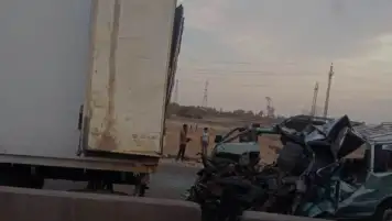 مصرع شخص إثر حادث تصادم بين 3 سيارات في الشرقية