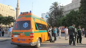 إصابة طفل سقط من الطابق الثالث بمنطقة البدرشين