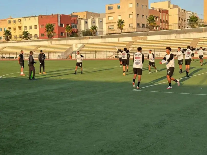 منتخب مصر للناشئين 2008 يختتم استعداداته لمواجهة تونس