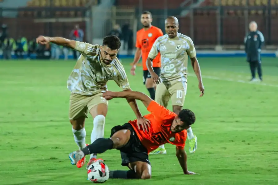 إصابة احمد ياسر ريان بخلع في التركوه أثناء مباراة الاهلي والبنك