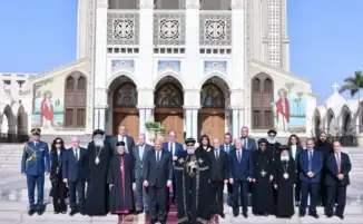البابا تواضروس يستقبل الرئيس اللبناني جوزيف عون في المقر البابوي