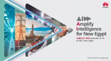 هواوى ترسم مستقبل التحول الرقمى الذكى كشريك تكنولوجى رسمى فى معرض 2025 ICT Cairo