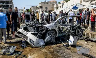 غزة: شهيد وعدد من الإصابات في قصف مركبة قرب المستشفى الأمريكي في بلدة الزوايدة