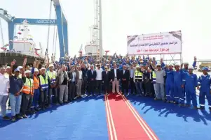 رئيس هيئة قناة السويس يشهد تدشين واستلام عدد من الوحدات البحرية الجديدة